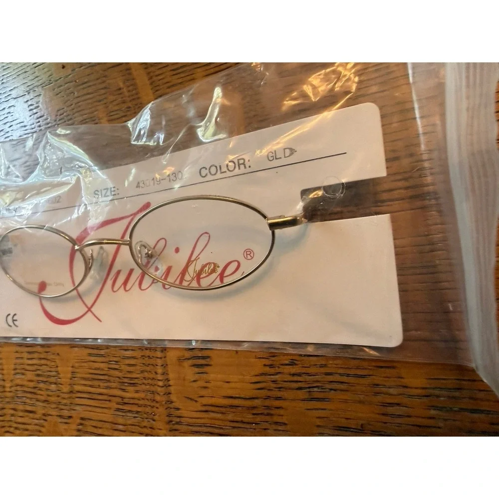 NWT Jubilee Kids 5602 Gold Tone Metal AUTHENTIC EYEGLASSES FRAME RX 43-19-130